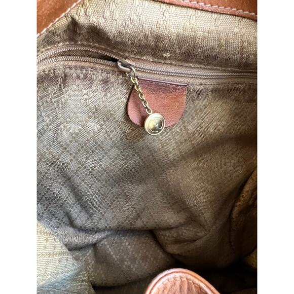 Vintage Authenticated Gucci Leather Bucket Style Backpack Carmel Brown - Picture 16 of 16